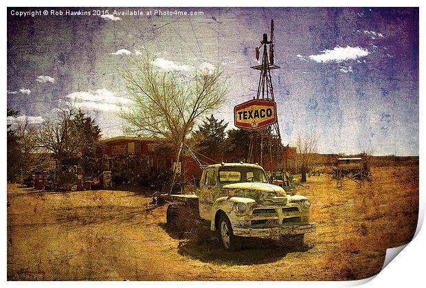  Tucumcari Trading  Print by Rob Hawkins