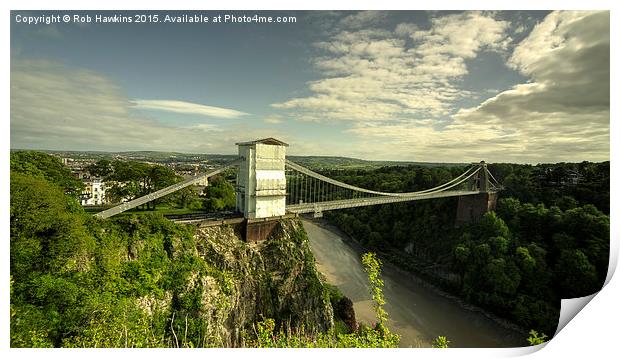  Clifton Suspension Bridge  Print by Rob Hawkins
