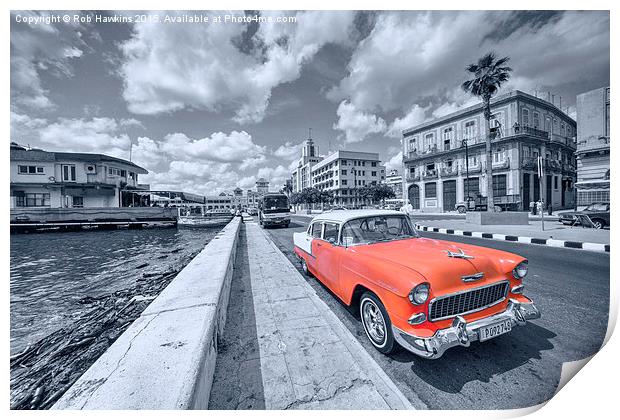  Red Havana  Print by Rob Hawkins