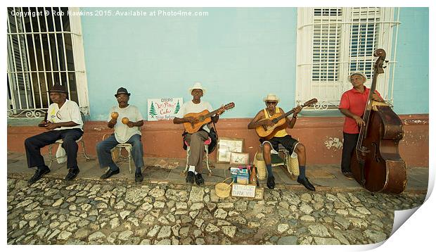  Los Pinos  Print by Rob Hawkins