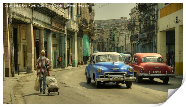  Classic Havana Print by Rob Hawkins