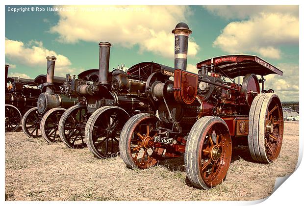  Filtered Steam  Print by Rob Hawkins