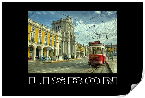 Lisbon  Print by Rob Hawkins