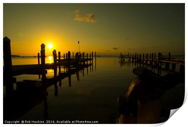 Golden Key  Print by Rob Hawkins