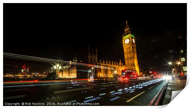 Parliament Nights   Print by Rob Hawkins