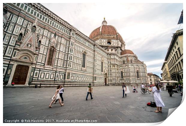 Florence Cathedral  Print by Rob Hawkins