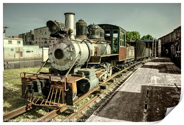 Havana Steamer  Print by Rob Hawkins