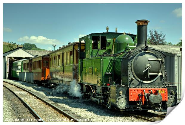 Countess at LLanfair Print by Rob Hawkins