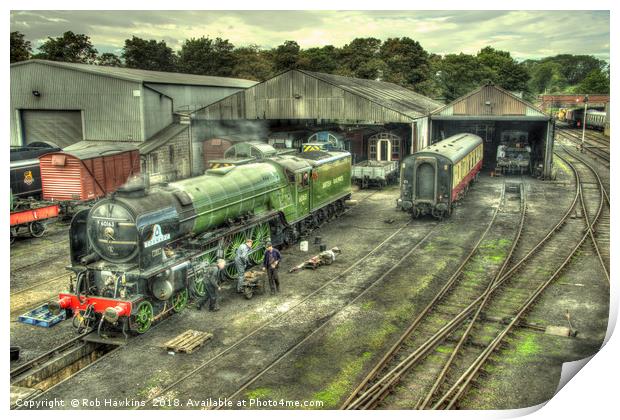 Tornado at Wansford  Print by Rob Hawkins