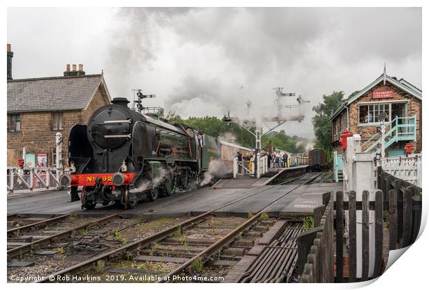 Repton at Grosmont Print by Rob Hawkins