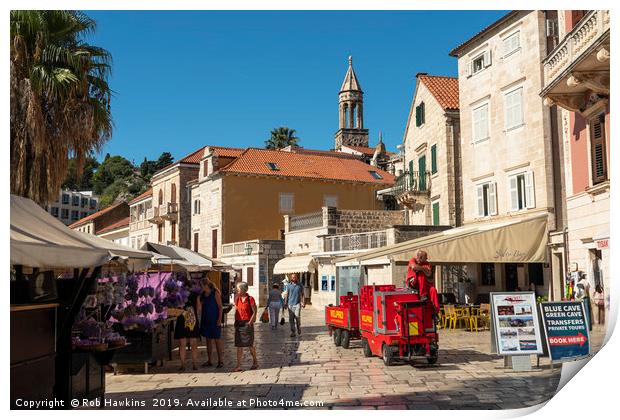 Hvar eco delivery  Print by Rob Hawkins