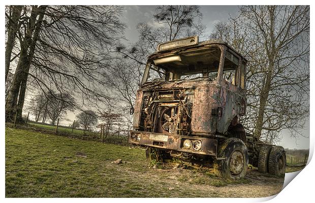 Truck on Print by Rob Hawkins