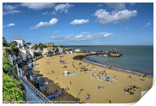 Broadstairs Beach  Print by Rob Hawkins