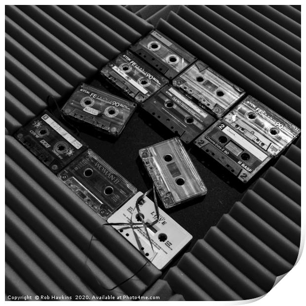 Cassetten Print by Rob Hawkins