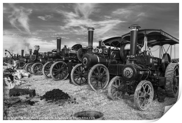 Traction Line up Print by Rob Hawkins