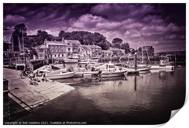 Tones of Padstow  Print by Rob Hawkins