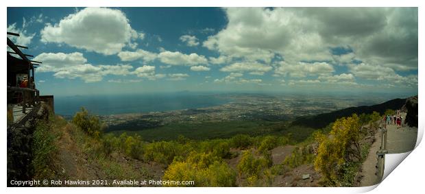 Bay of Naples Print by Rob Hawkins