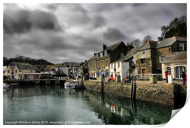 Padstow Cornwall Print by Alexia Miles
