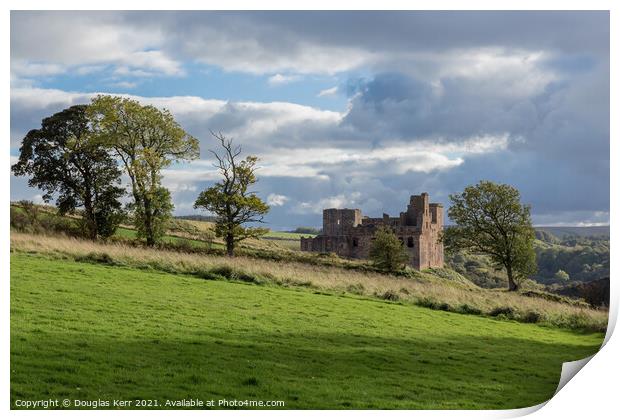 Crichton Castle, Midlothian, Scotland Print by Douglas Kerr