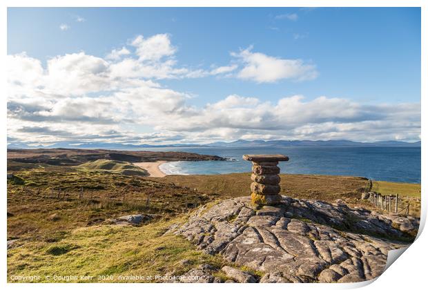 Viewpoint over Red Point, towards Skye Print by Douglas Kerr