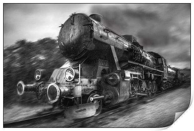 Steam Train Print by Mike Sherman Photog