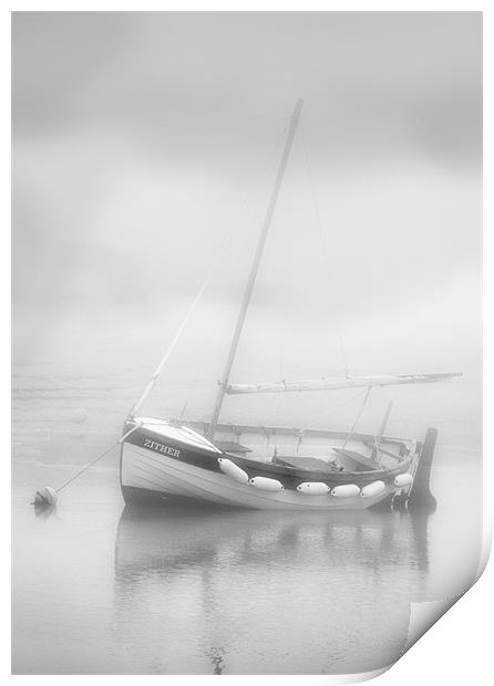 Zither in the Mist Print by Mike Sherman Photog
