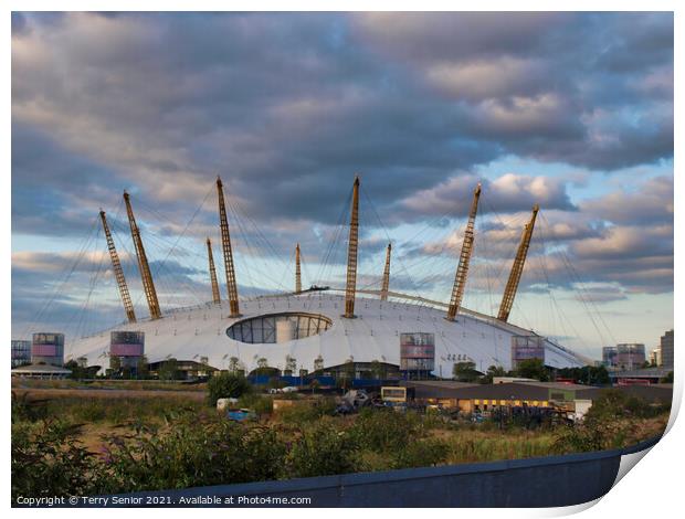 The Dome (also known by the current corporate logo The O2 Print by Terry Senior