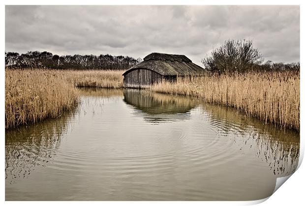 Hickling Boat House Print by Paul Macro