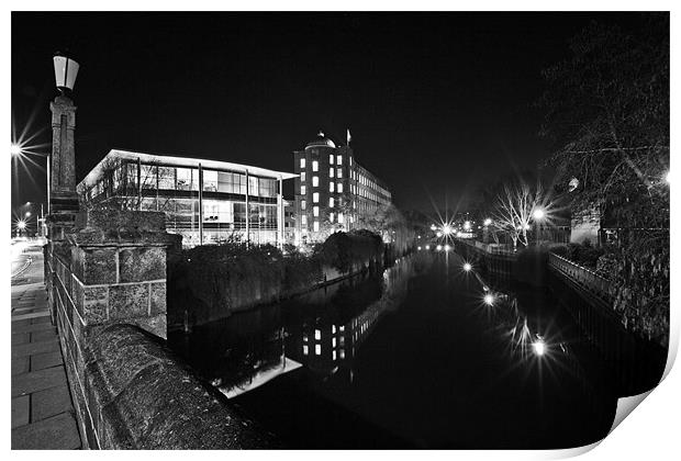 Norwich Reflections from Fishergate Print by Paul Macro