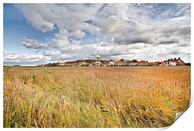 Colourful Cley Print by Paul Macro