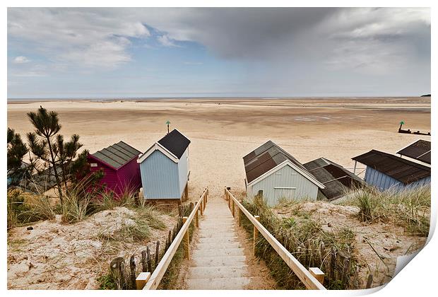 Wells Beach Print by Paul Macro