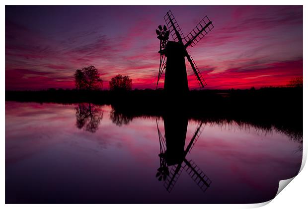 Stunning Norfolk Sunset Print by Paul Macro