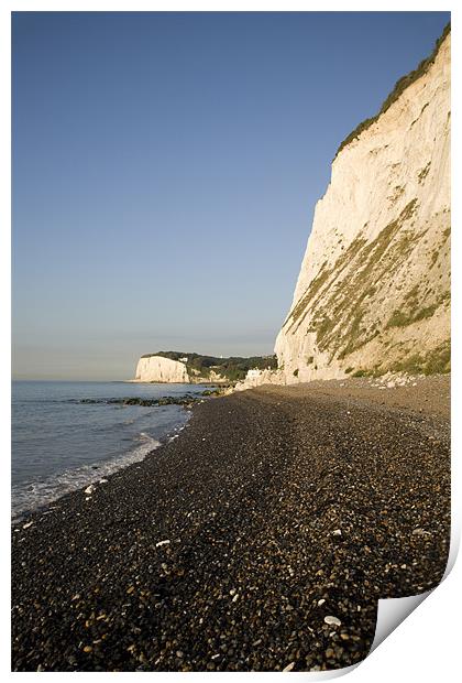 Morning at the White Cliffs of Dover Print by Ian Middleton