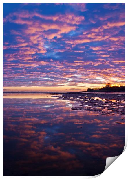 SOLWAY SUNSET Print by chris thomson
