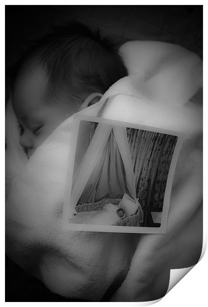 Baby dream Print by Jean-François Dupuis
