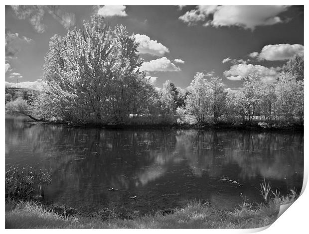 Lake Print by Jean-François Dupuis