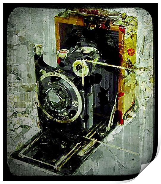 Vintage camera Print by Jean-François Dupuis