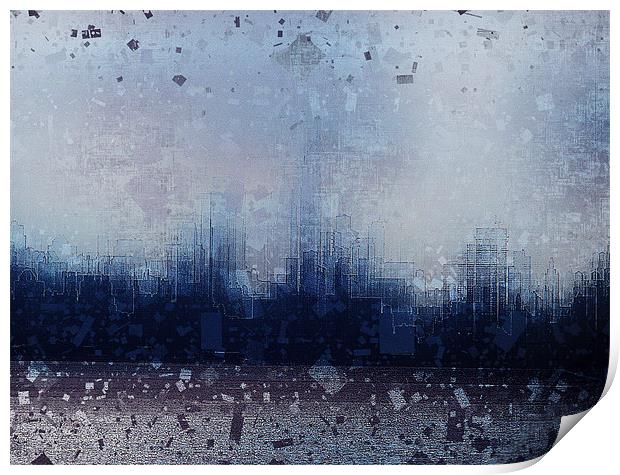 Urban abstraction Print by Jean-François Dupuis