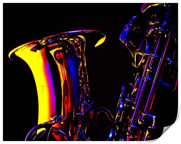 saxophone Print by Jean-François Dupuis