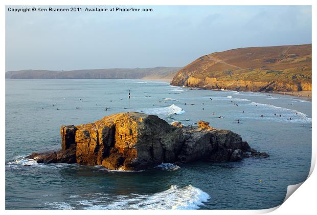 Perranporth Print by Oxon Images