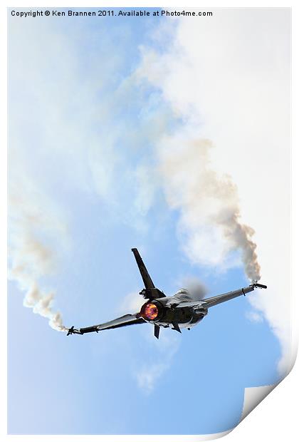 Turkish Air Force F16 Print by Oxon Images