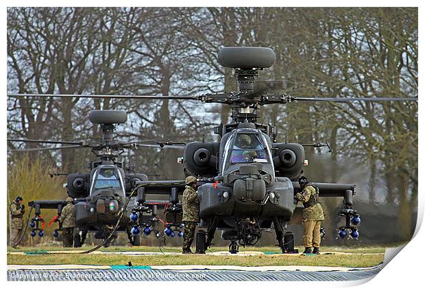 Apache refuel Print by Oxon Images