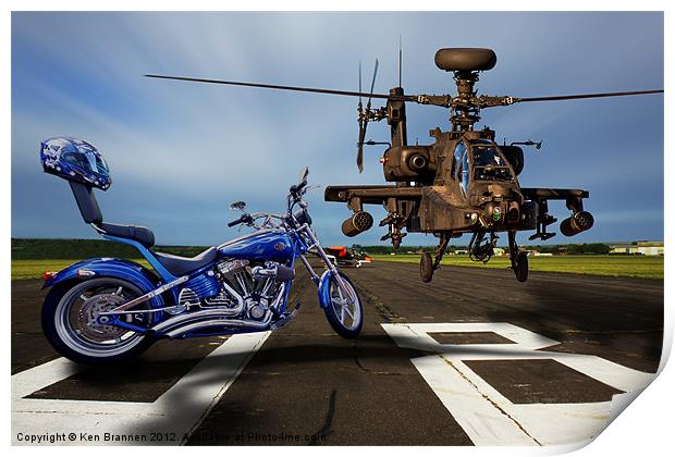 American Choppers 2 Print by Oxon Images