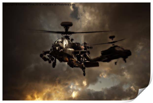 Apache storm Print by Oxon Images