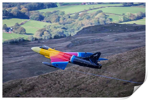Miss DeMeanour Hawker Hunter 3 Print by Oxon Images