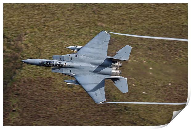 F15 in Wales Print by Oxon Images