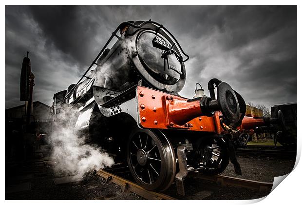 Steam Locomotive Print by Oxon Images