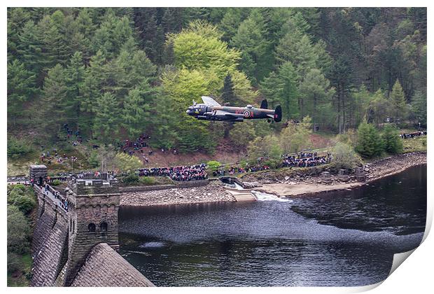 Dambusters 70th Anniversary Flypast Print by Oxon Images