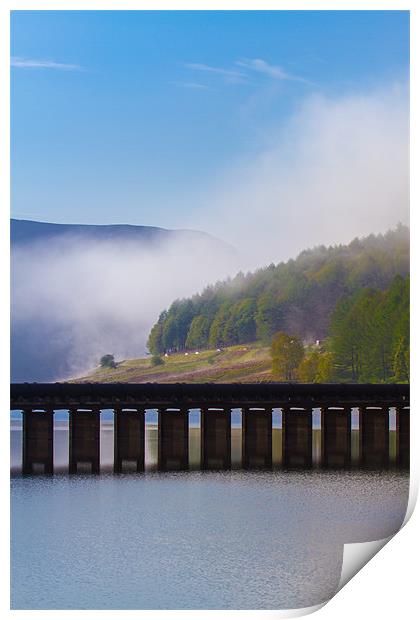 Derwent mist Print by Oxon Images