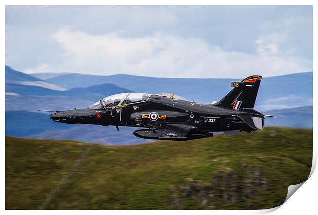 BAE System Hawk Mk2 Print by Oxon Images